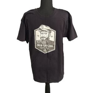 Old Sailor Yacht‎ Club Men’s Black Large Gildan T-Shirt